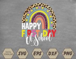 Back To School Funny Happy First Day Of School For Teachers Svg, Eps, Png, Dxf, Digital Download