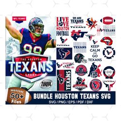 50 Designs Houston Texans Football Svg Bundle, Texans Svg