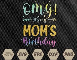 Mom's Birthday Happy To Me You Daughter Son Premium Svg, Eps, Png, Dxf, Digital Download