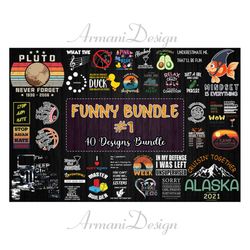 40 Designs Funny Bundle Svg Part 1, Pluto Svg, Jeep Svg