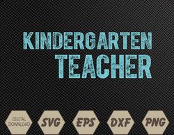 Kindergarten Teacher Back to School Retro Vintage Rainbow Svg, Eps, Png, Dxf, Digital Download