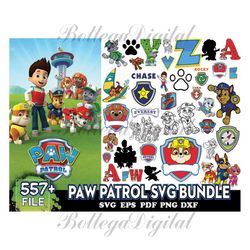 557 Paw Patrol Svg Bundle, Paw Patrol Character, Paw Patrol Images