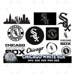 10 FILE Chicago White Sox Svg Bundle