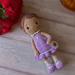 handmade dolls for sale, gift handmade, knitting doll