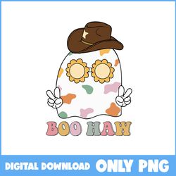 Boo Haw Png, Boo Haw Ghost Png, Pumpkin Png, Retro Halloween Png, Halloween Png, Cartoon Png, Png Digital File