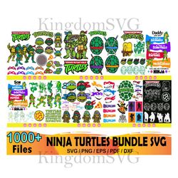 1000 Ninja Turtle Bundle Svg, Ninja Svg, Ninja Turtle Svg