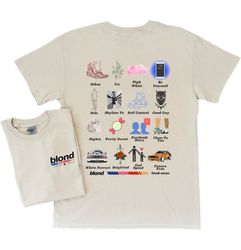 Frank Ocean BLOND Album Short Sleeve T Shirt , Blond t shirt , Gift , Vintage look