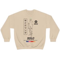 Frank Ocean BLOND SOLO Sweatshirt , blond album , blonded , music gift , cool gift ideas , Trends Exclusive
