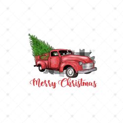 Christmas old truck, Christmas Sublimation , Christmas PNG Print