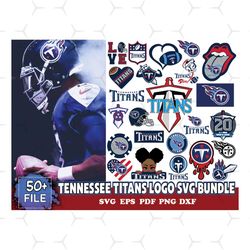 Tennessee Titans Logo Svg Bundle, Titans Logo Svg, NFL Svg, Football