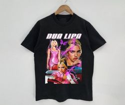 Hot Vintage Lipa Shirt, Lipa Vintage 90s T-Shirt, Lipa Unisex Black Shirt, Music RnB Shirt, Inspired Bootleg Style, Gift