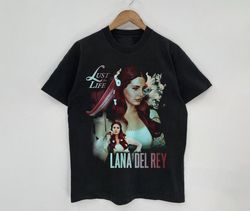 Lana Vintage 90s Shirt, Lana Unisex Black T-Shirt, Music RnB Singer Bootleg Retro Shirt, Gift For Fans, Vintage Style, C