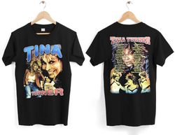 Vintage Style Tina World Tour 1987 Shirt, Rip TINA Legend Black Shirt, Tina Singer Shirt, Music Singer Rock N Roll Shirt
