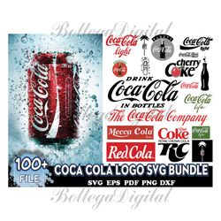 100 Coca Cola Bundle Svg, Trending Svg, Cola Logos Svg