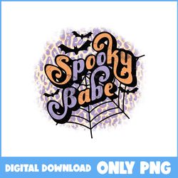 Spooky Babe Png, Spooky Babe Leopard Png, Retro Halloween Png, Halloween Png, Cartoon Png, Png Digital FIle