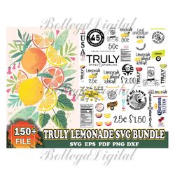 150 Truly Lemonade Bundle, Trending Svg, Truly Lemonade