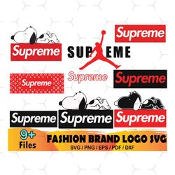 9 Supreme Bundle Svg, Supreme Logo Svg, Supreme Jordan Svg
