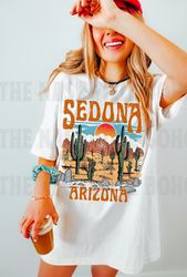 Sedona Arizona Tee, Comfort Colors Tee, Desert Tee, Arizona Tee, Sedona Shirt, Boho Tee, Vintage Inspired  Cotton T-shir