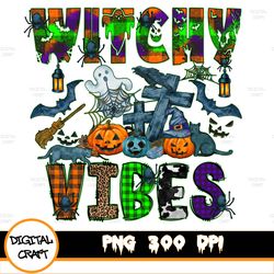 Witchy Vibes Png, Halloween Sublimation, Sublimation Designs Download, Digital, Fall, Halloween