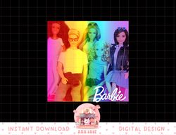 Rainbow Barbie Doll Group png, sublimation copy