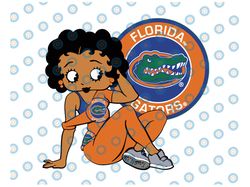 Betty Boop With Florida Gators PNG File, NCAA png, Sublimation ready, png files for sublimation,printing DTG printing