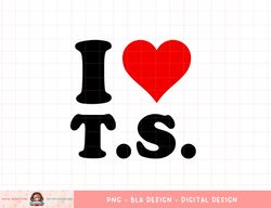 red heart i love ts png, sublimation copy