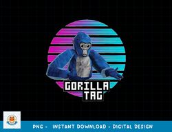 Retro gorilla tag shirt, gorilla tag merch monke boys gifts png, sublimation copy