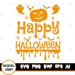 Happy Halloween, Halloween Svg , Sublimation Design, Instant Download, Digital Print