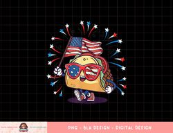 Taco Sunglasses USA Flag Funny 4th Of July Tank Top copy