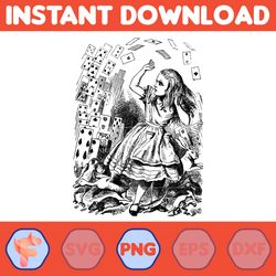 Alice in wonderland Png Cricut Png, Clipart, Png for Shirts, Png files Digital Download (24)