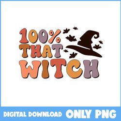 100 That Witch Png, Witch Png, Ghost Png, Retro Halloween Png, Halloween Png, Cartoon Png, Png Digital File