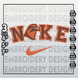NCAA Embroidery Files, Nike Bowling Green Falcons Embroidery Designs, Bowling Green Falcons, Machine Embroidery Files