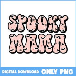 Spooky Mama Png, Cute Ghost Png, Ghost Png, Retro Halloween Png, Halloween Png, Cartoon Png, Png FIle