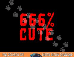 666 Cute Funny Everyday Halloween Punk Goth Emo Gift png, sublimation copy
