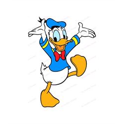 Donald Duck SVG 21, svg, dxf, Cricut, Silhouette Cut File, Instant Download