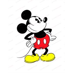 Mickey Mouse SVG 33, svg, dxf, Cricut, Silhouette Cut File, Instant Download