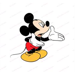 Mickey Mouse SVG 43, svg, dxf, Cricut, Silhouette Cut File, Instant Download