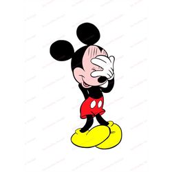 Mickey Mouse SVG 6, svg, dxf, Cricut, Silhouette Cut File, Instant Download