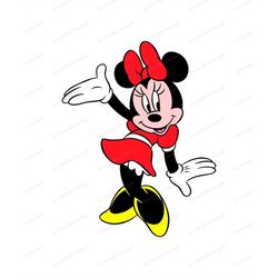 Minnie Mouse SVG 18, svg, dxf, Cricut, Silhouette Cut File, Instant Download