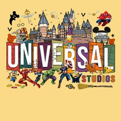 Universal Studios Png, Universal Family Vacation Shirt, Universal Hollywood Tee, Bleach Washed Universal
