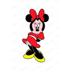 Minnie Mouse SVG 21, svg, dxf, Cricut, Silhouette Cut File, Instant Download