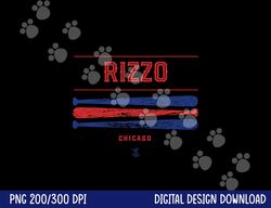 Anthony Rizzo Vintage Baseball Bat Gameday png, sublimation copy