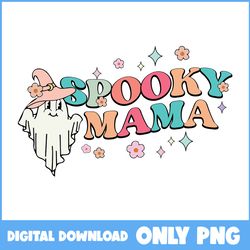 Spooky Mama Ghost Png, Cute Ghost Png, Ghost Png, Retro Halloween Png, Halloween Png, Cartoon Png, Png File