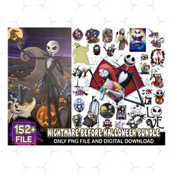 152 Nightmare Before Halloween PNG Bundle