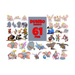 61 Files Dumbo Bundle Png, Cartoon Png, Dumbo Bundle, Dumbo Png, Dumbo Elephant, Dumbo Sublimation, Dumbo Design, Dumbo