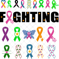 Fighting Cancer, Cancer Awareness, Cancer Svg, Cancer Ribbon