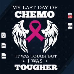 My Last Day Of Chemo, Breast Cancer Gift, Breast Cancer Svg,