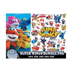44 Files Super Wings Bundle Png, Cartoon Png