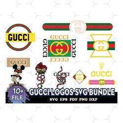 Gucci Logos Svg Bundle, Trending Svg, Gucci Svg