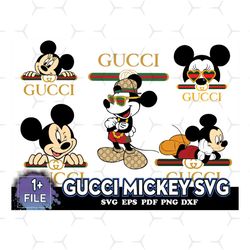 Gucci Mickey Svg, Gucci Logo Svg, Disney Mickey Svg, logos Svg